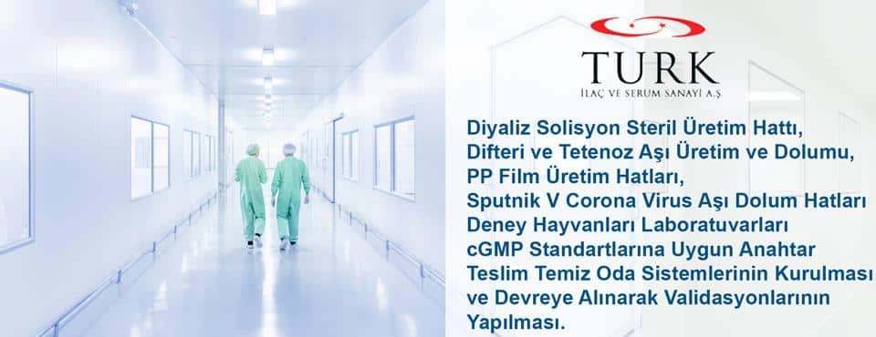 Enjeksiyon alanları için temiz oda validasyon ve sistem kurulum hizmetleri.